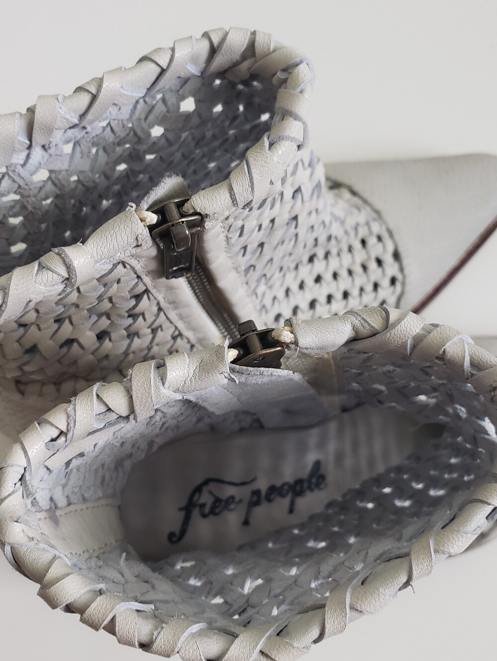 Free People In The Loop Woven Ankle Boots - Picture 4 of 8